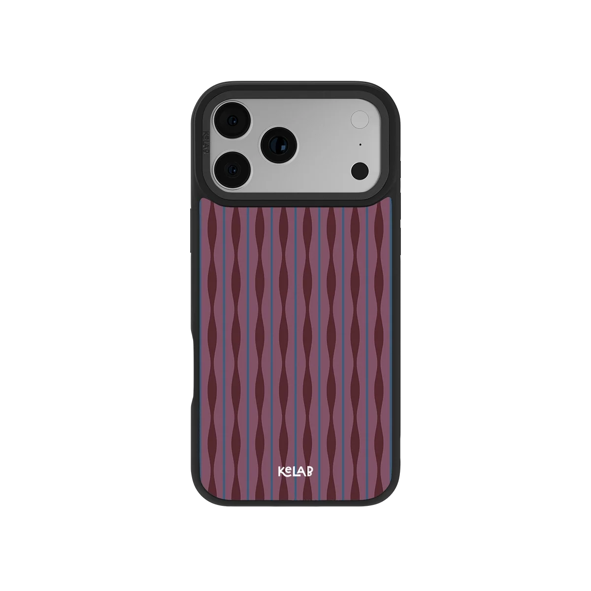Mulberry | Burgundy Wavy Textured iPhone Case
